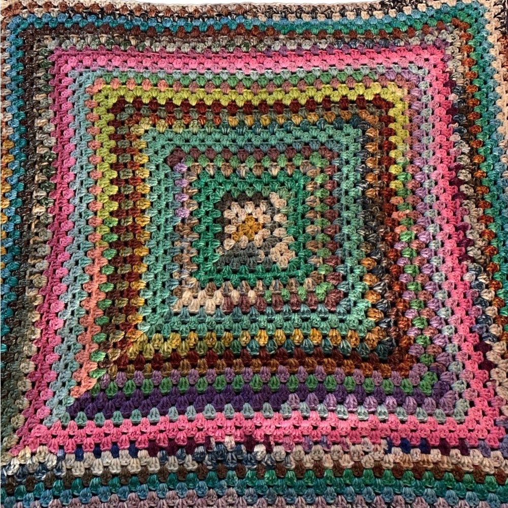 Car, Stroller, Lap, Bassinet, Crib Blanket Handmade Crochet New